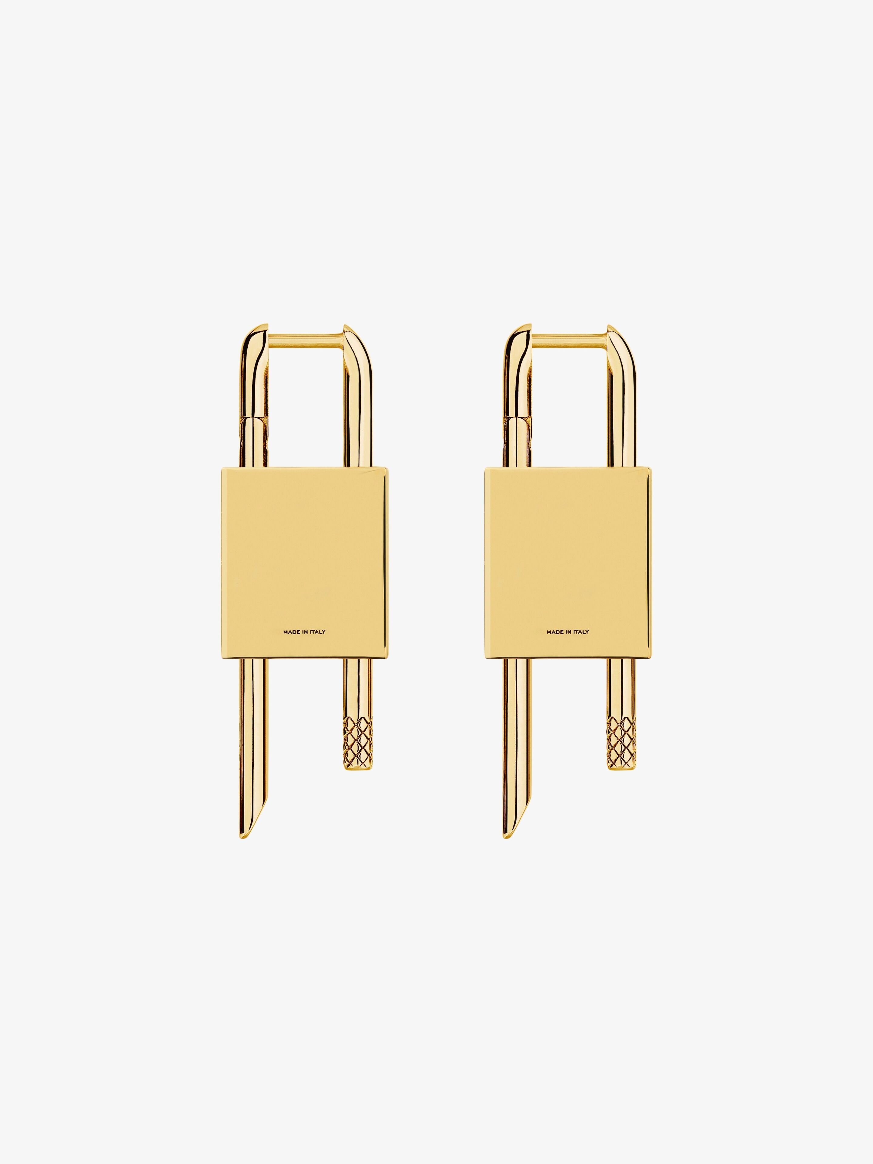 Givenchy o1srvl11e0725 Size: OS / Lock Earring in Gold Size ONE SIZE - 5 Thumbnail