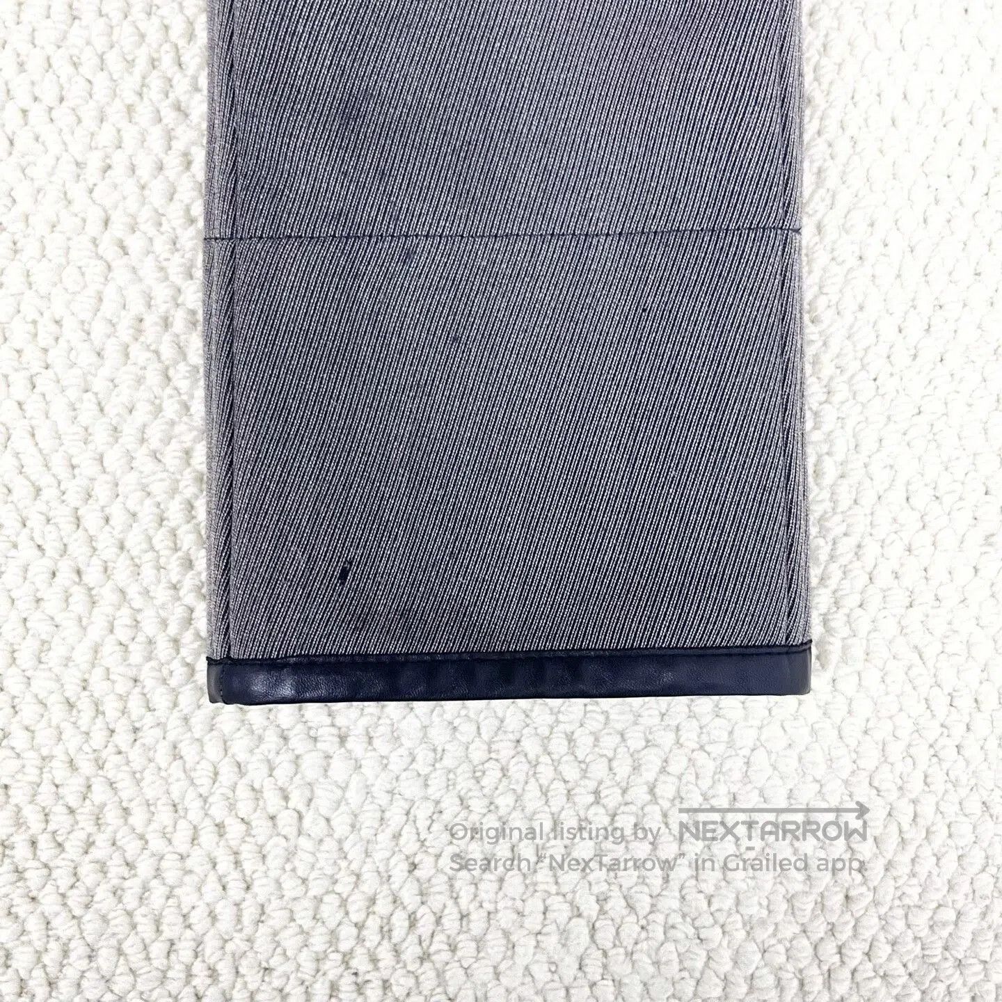 Other hermes gray wool and leather long coat. Size M / US 6-8 / IT 42-44 - 6 Thumbnail
