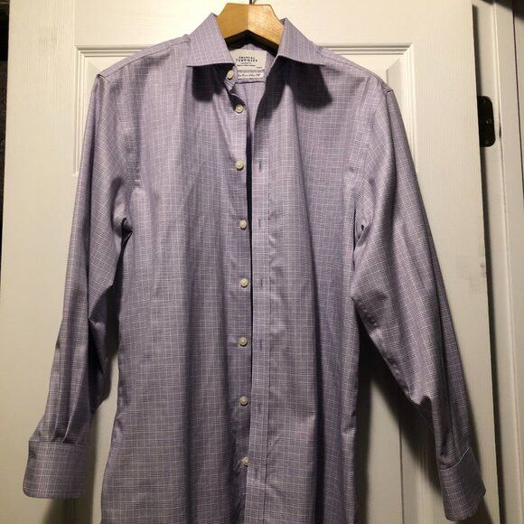 Charles Tyrwhitt Charles Tyrwhitt men's cotton dress shirt size: 16.5-33 Size US L / EU 52-54 / 3 - 2 Thumbnail