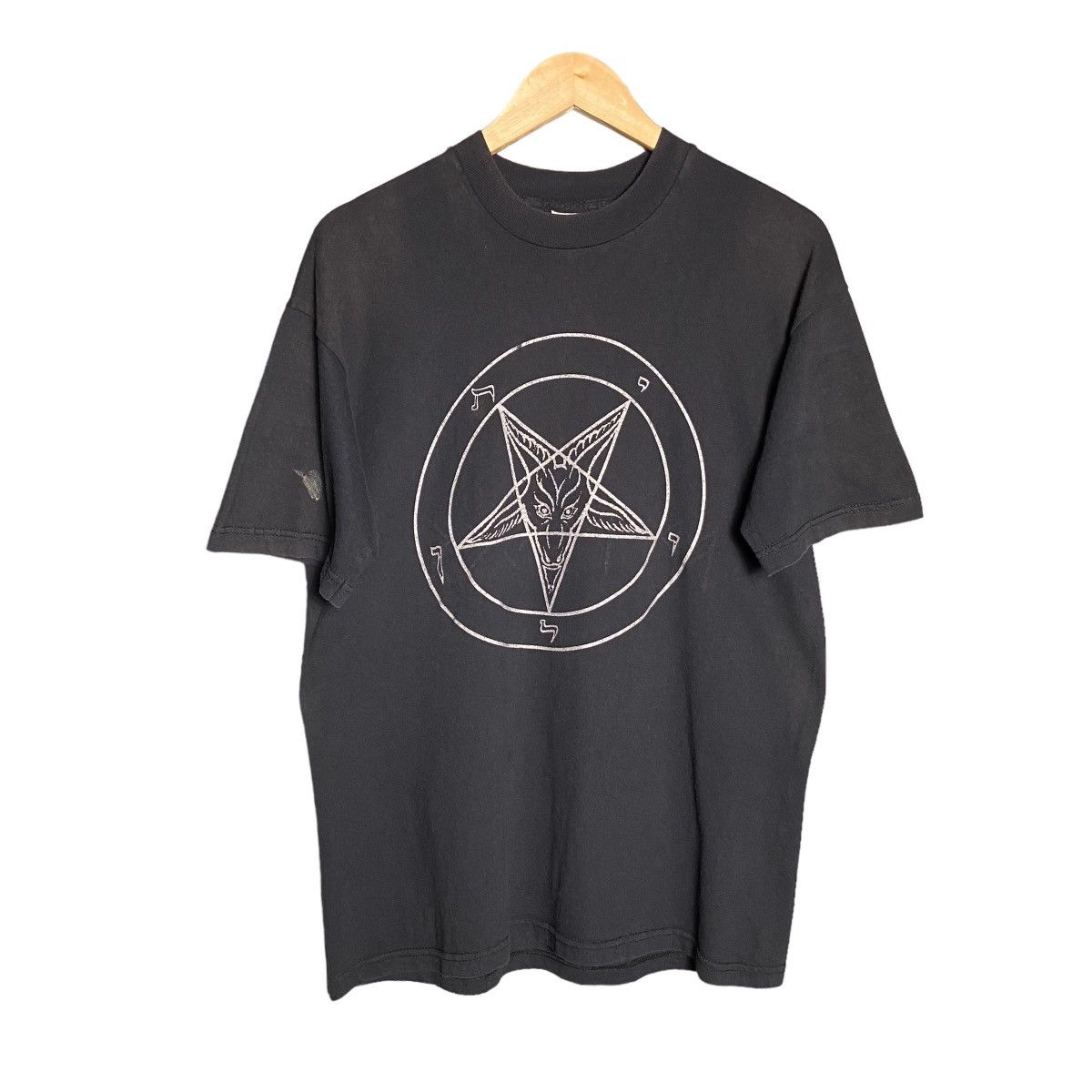 Band Tees × Vintage Vintage 90s Buckshot Satanic Band Tee / Reversible Size US M / EU 48-50 / 2 - 1 Thumbnail