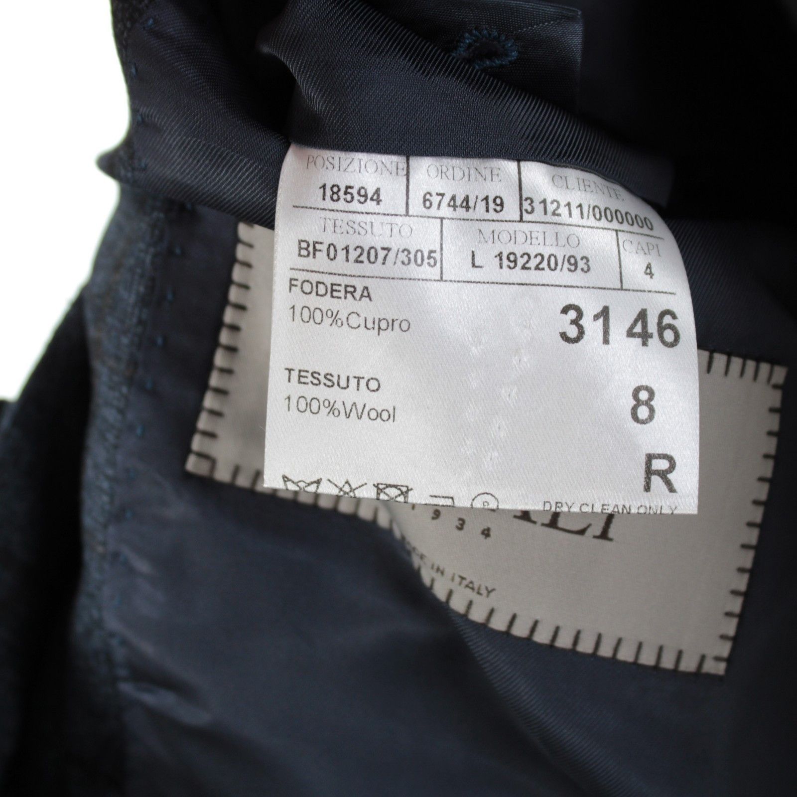 Canali Canali Suit Size US 36 Regular in Blue Size 36R - 9 Thumbnail