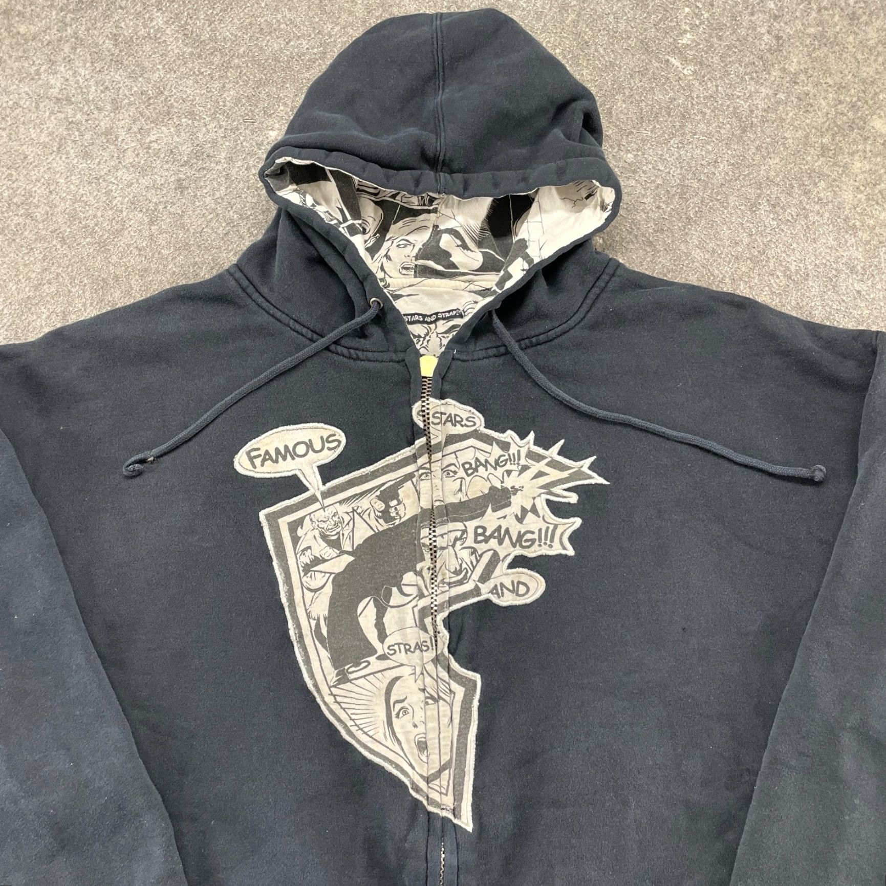 Vintage VINTAGE Famous Stars Straps Hoodie Mens 3XL AOP Comic Strip Jesse Pinkman Y2K Size US XXL / EU 58 / 5 - 5 Thumbnail