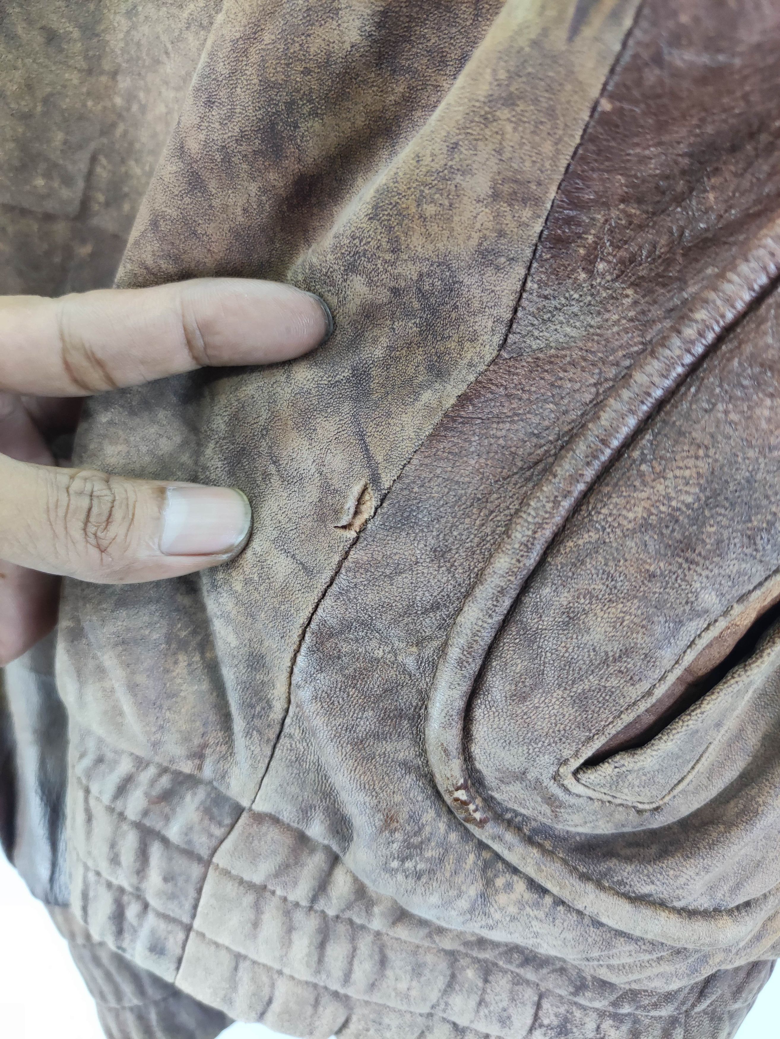 Leather Vintage Lmdgees Sheep Leather Jacket Zipper Size US M / EU 48-50 / 2 - 6 Thumbnail
