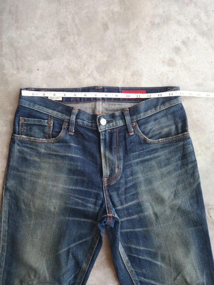 Japanese Brand Vintage Edwin Distressed Jeans 29x30 Size US 29 - 6 Thumbnail