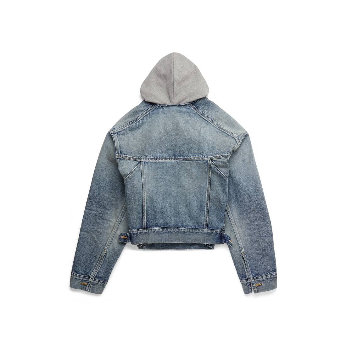 Balenciaga oc11z0125 DIY Jacket in Light Blue Size L / US 10 / IT 46 - 5 Thumbnail