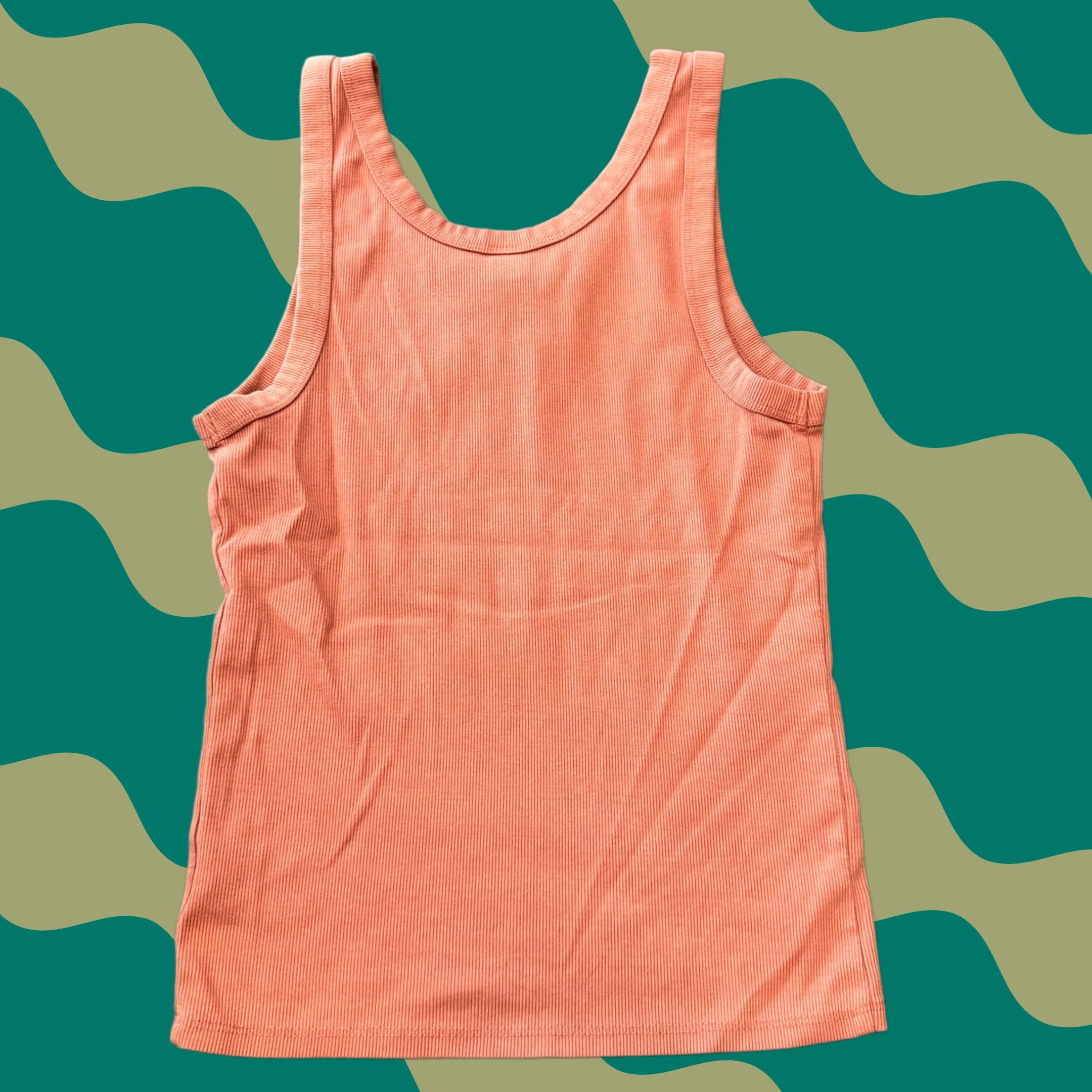 Vintage VINTAGE Wild Fable Tank Women M Orange Ribbed Summer Lounge Y2K Size M / US 6-8 / IT 42-44 - 1 Thumbnail