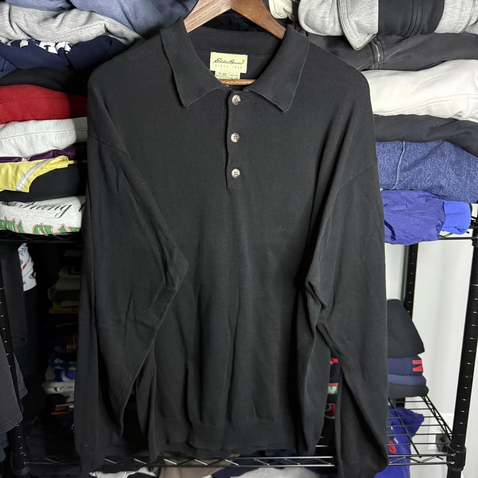 Eddie Bauer Vintage 90's Eddie Bauer Button Sweater Size US XL / EU 56 / 4 - 1 Thumbnail