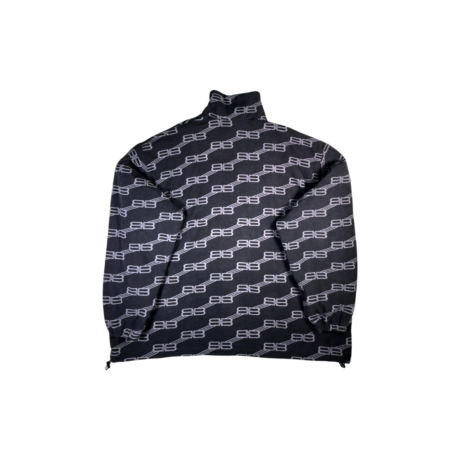 Balenciaga Balenciaga Monogram Sherpa Fleece Black Jacket Size US L / EU 52-54 / 3 - 2 Thumbnail