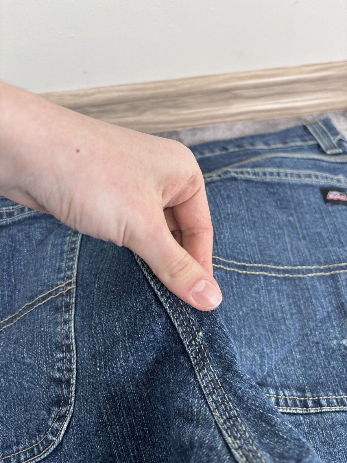 Dickies Dickies Y2K Hype Blue Carpenter Baggy Denim Jeans Size US 36 / EU 52 - 8 Thumbnail