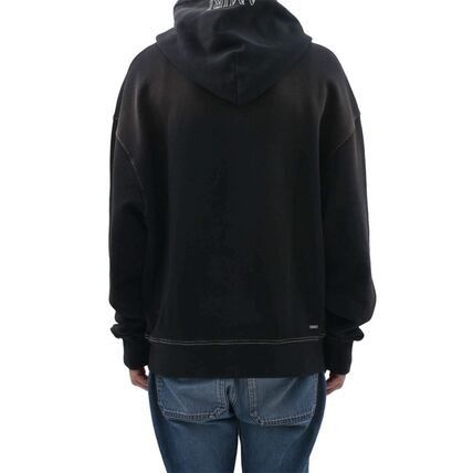 Amiri o1h1sh11225 Ma Outline Oversized Hoodie in Black Size US XL / EU 56 / 4 - 4 Thumbnail