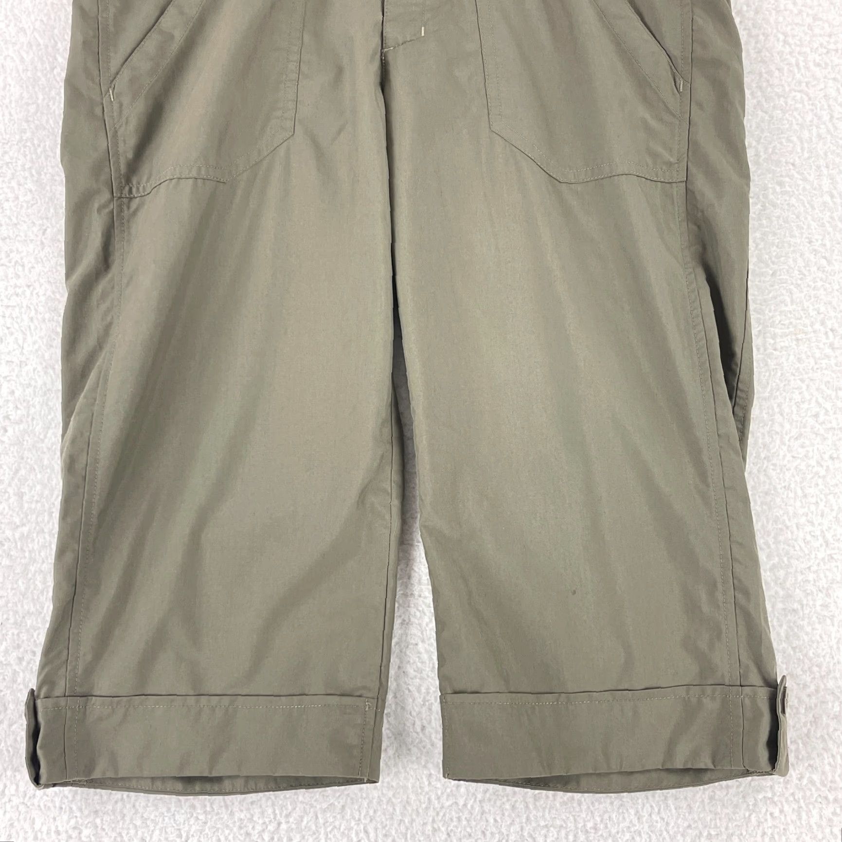 Merrell Merrell Brown Cropped Straight Pants Womens Hiking Outdoors Mid-Rise Size 32" / US 10 / IT 46 - 4 Thumbnail