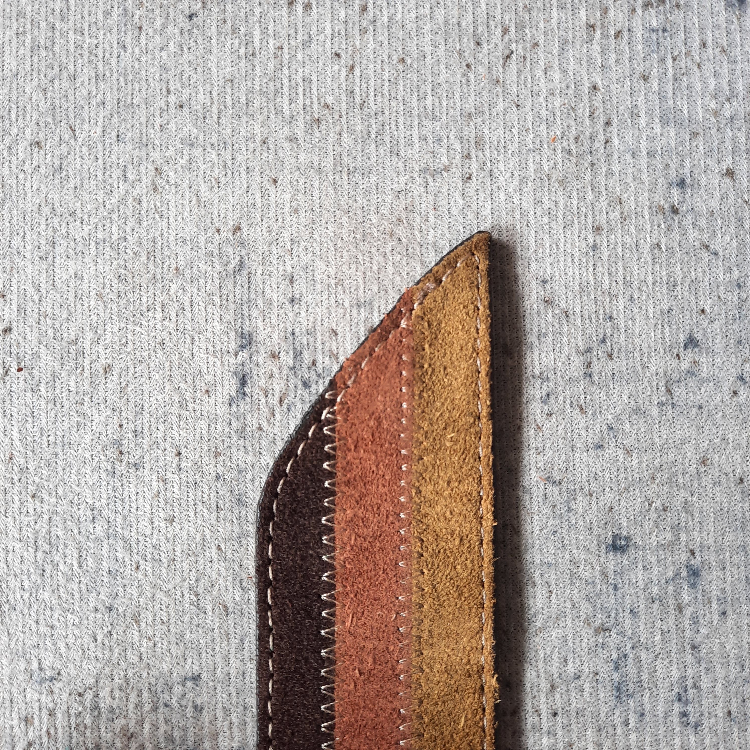 14th Addiction 🌐 Gap garrison solid brass multicolor suede leather belt Size ONE SIZE - 3 Thumbnail