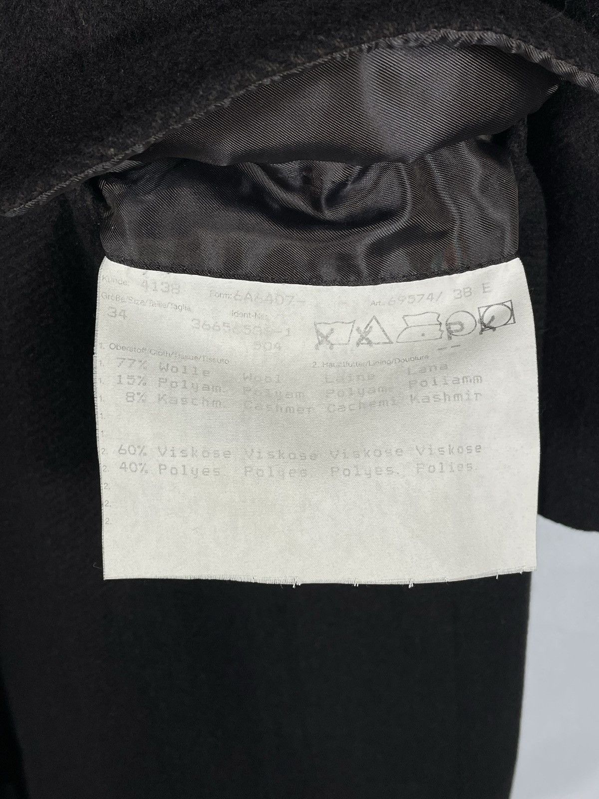 Burberry × Designer × Vintage Burberry Retro 90s Thick Wool Brown Heavy Coat Size S / US 4 / IT 40 - 10 Thumbnail