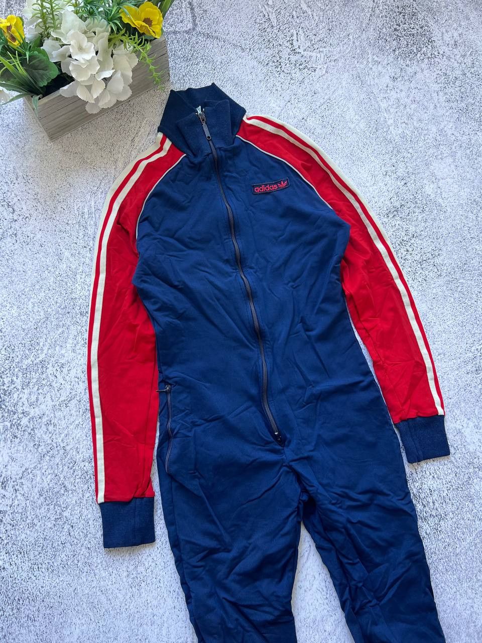Adidas × Vintage west germany adidas 70-80s jumpsuit overalls tracksuit Size US S / EU 44-46 / 1 - 17 Thumbnail