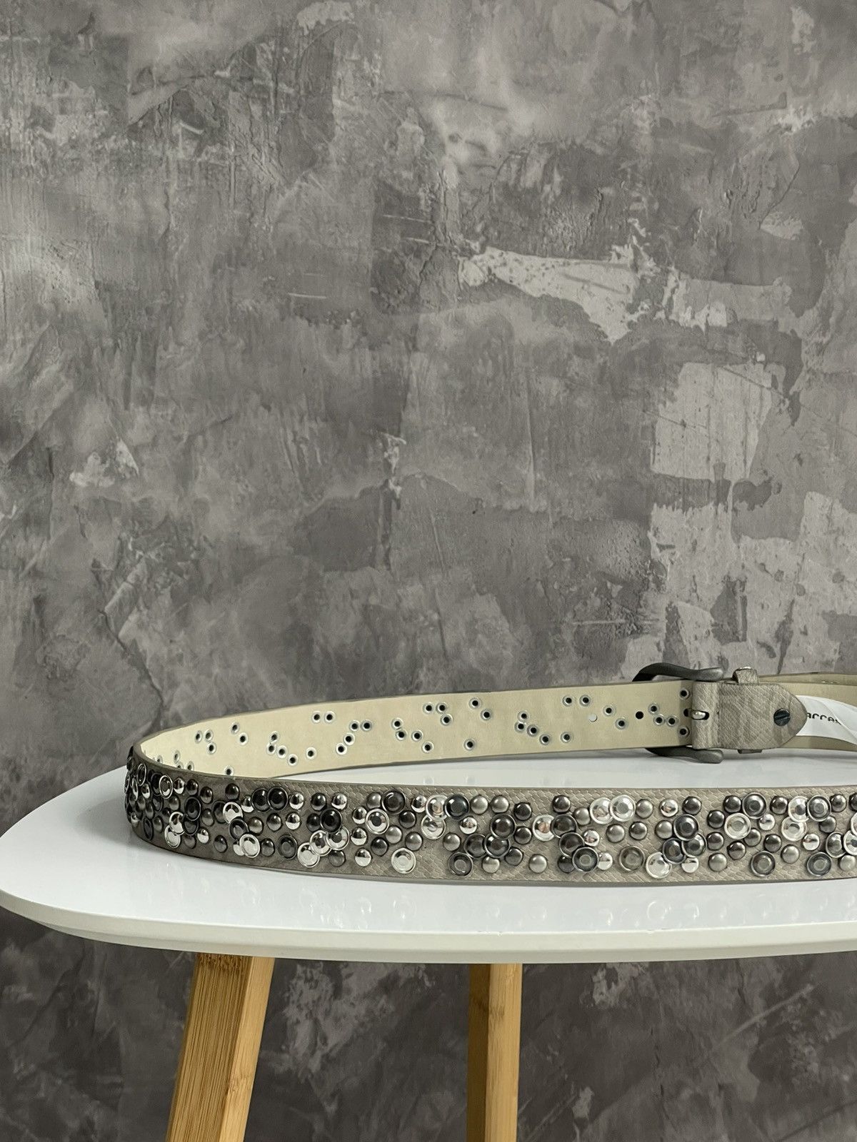 If Six Was Nine × Japanese Brand × Le Grande Bleu (L.G.B.) Vintage Y2K Hysteric Glamour Style Studded Belt Size ONE SIZE - 6 Thumbnail