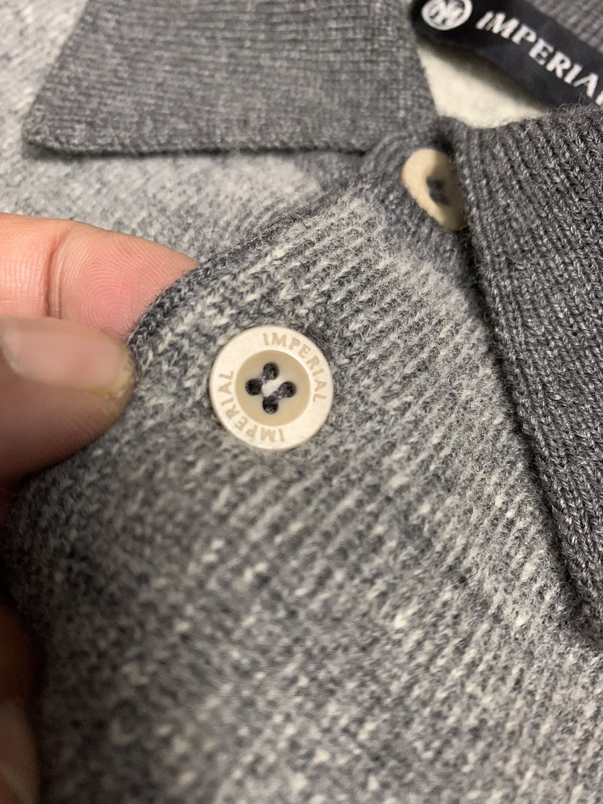 Imperial Imperial Polo Knit Sweater Size US L / EU 52-54 / 3 - 5 Thumbnail
