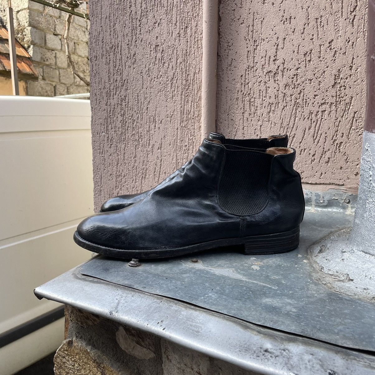 Officine Creative Officine Creative Anatomia 083 Black Leather Chelsea Boots Size US 11 / EU 44 - 4 Thumbnail