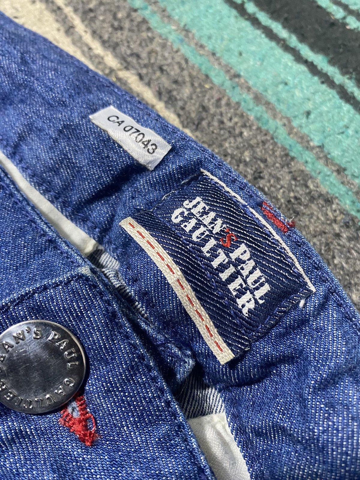 Jean Paul Gaultier Jean Paul Gaiultier Selvedge Sideline Denim Pants Size US 33 - 6 Thumbnail