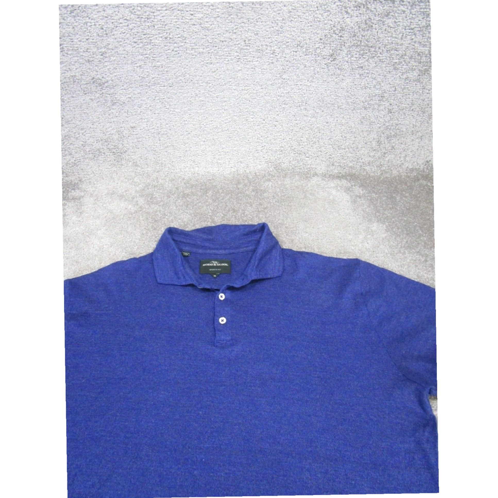Rodd & Gunn Rodd And Gunn Mens Medium Blue Polo Shirt Cotton Short Sleeve Size US M / EU 48-50 / 2 - 2 Thumbnail
