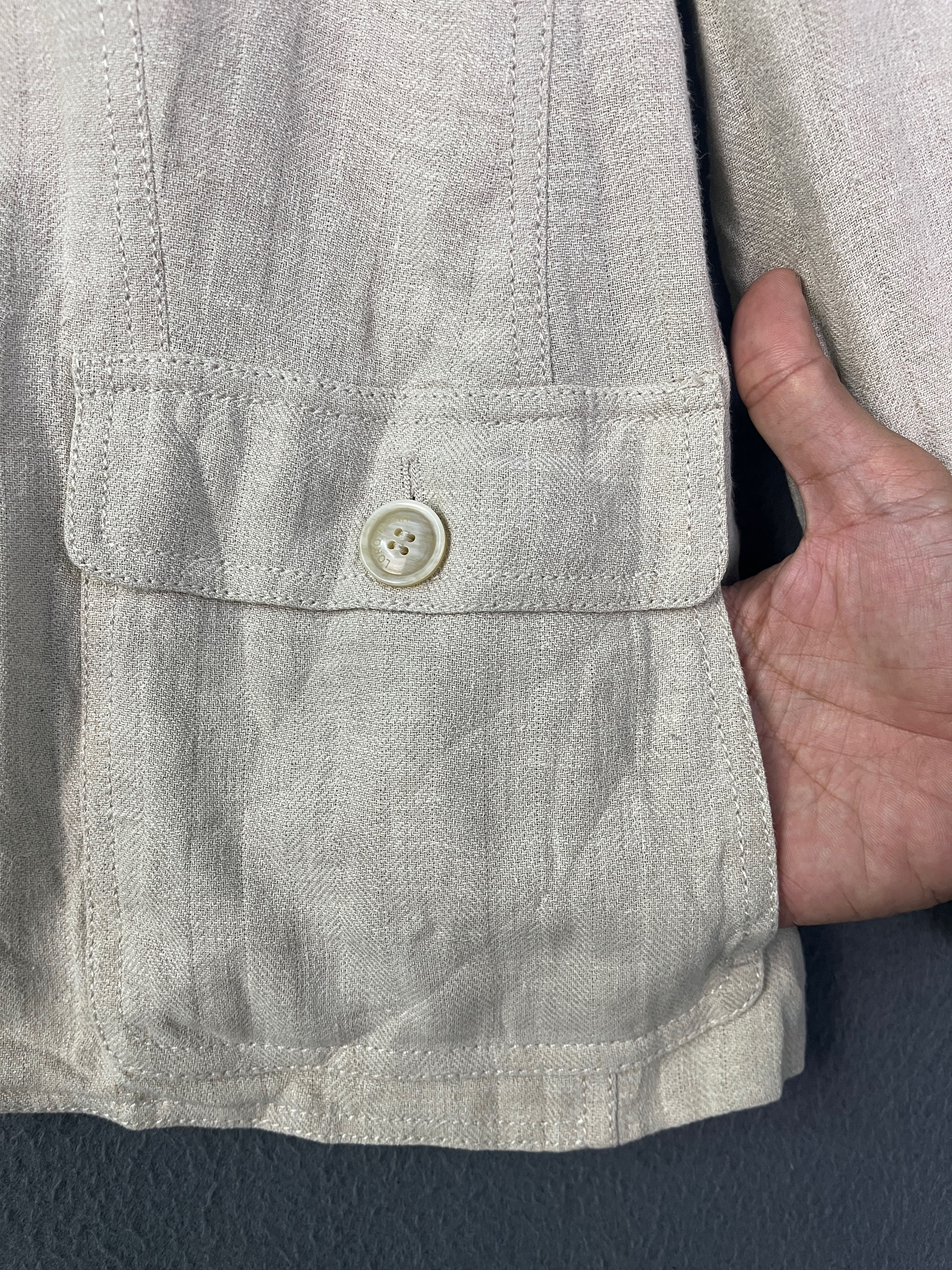 Loro Piana Loro Piana Linen Blazer Jacket Made in Italy Size L / US 10 / IT 46 - 8 Thumbnail
