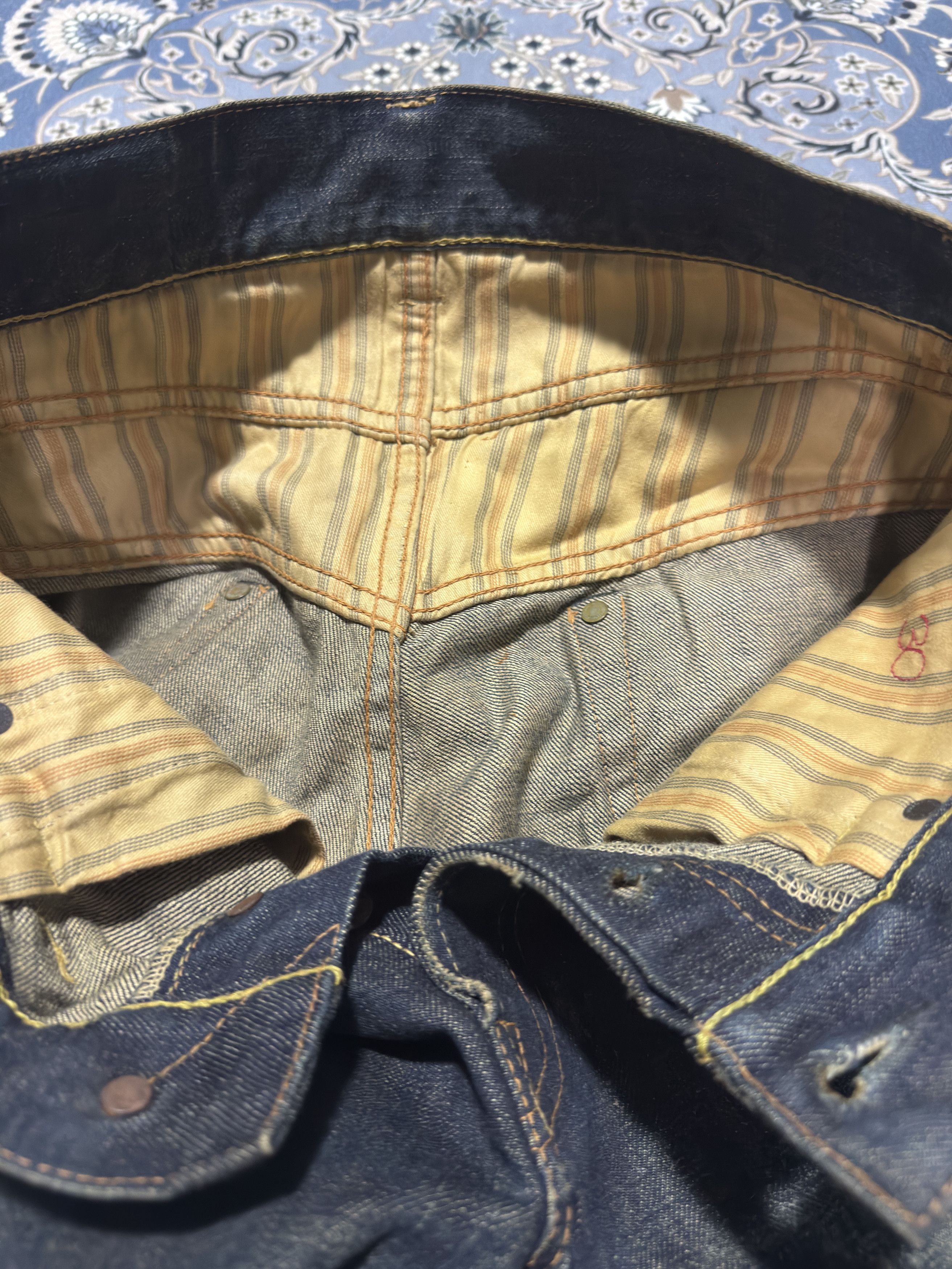 ANACHRONORM × Japanese Brand Anachronorm Rusty The New Vintage Distressed Style Jeans Size US 30 / EU 46 - 16 Thumbnail