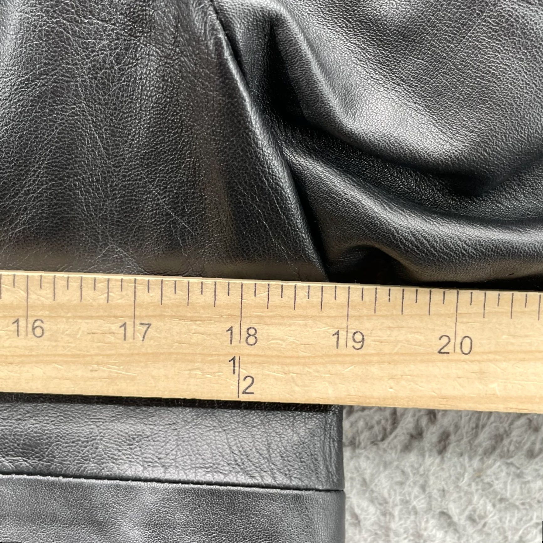 Vintage VINTAGE Style & Co. 100% Leather Moto Jacket Women's Large Black Y2k 70s Chic Office 90s Size L / US 10 / IT 46 - 5 Thumbnail