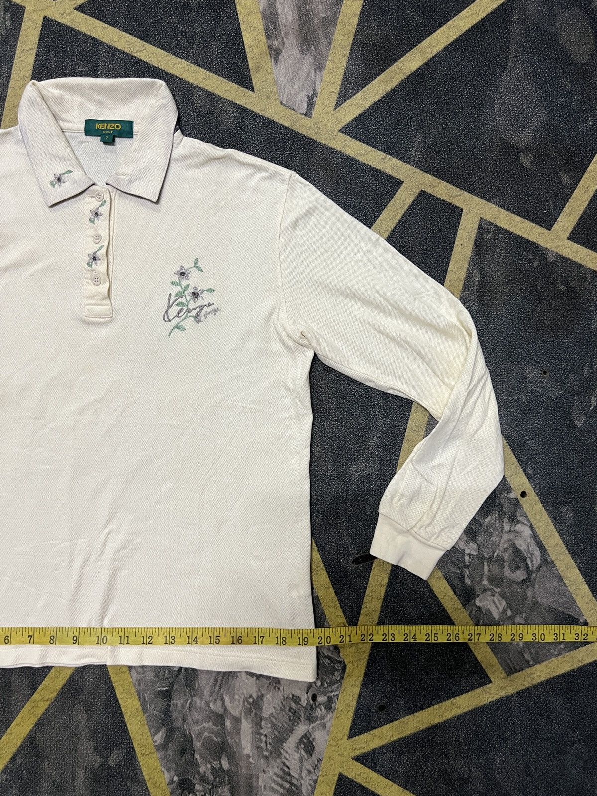 Designer × Kenzo Retro Kenzo Golf Floral Embroidery Size M / US 6-8 / IT 42-44 - 17 Thumbnail