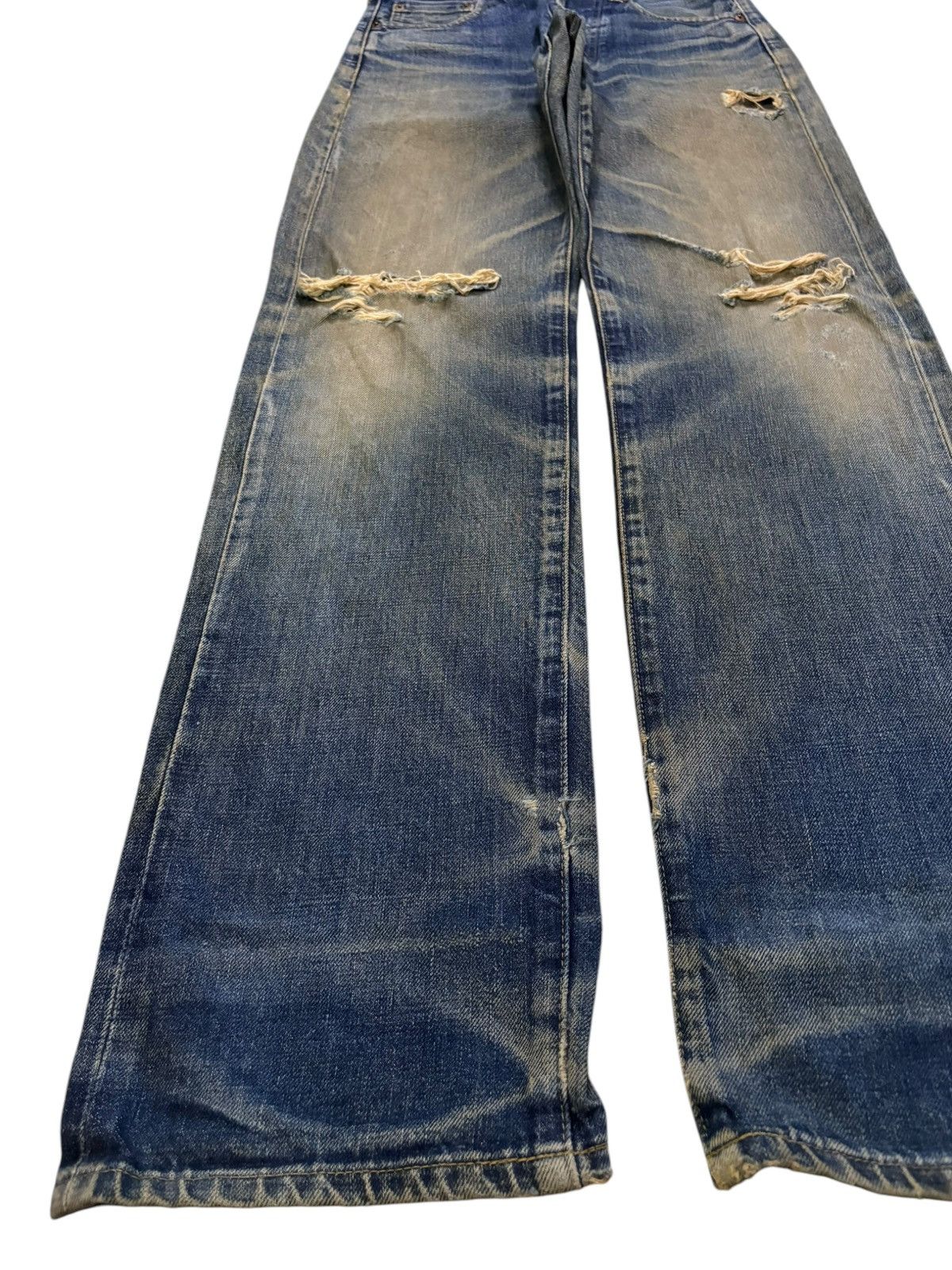 Levi's Vintage 80s Levis 503BXX Big E Selvedge Mud Wash Baggy Jeans Size US 29 - 7 Thumbnail