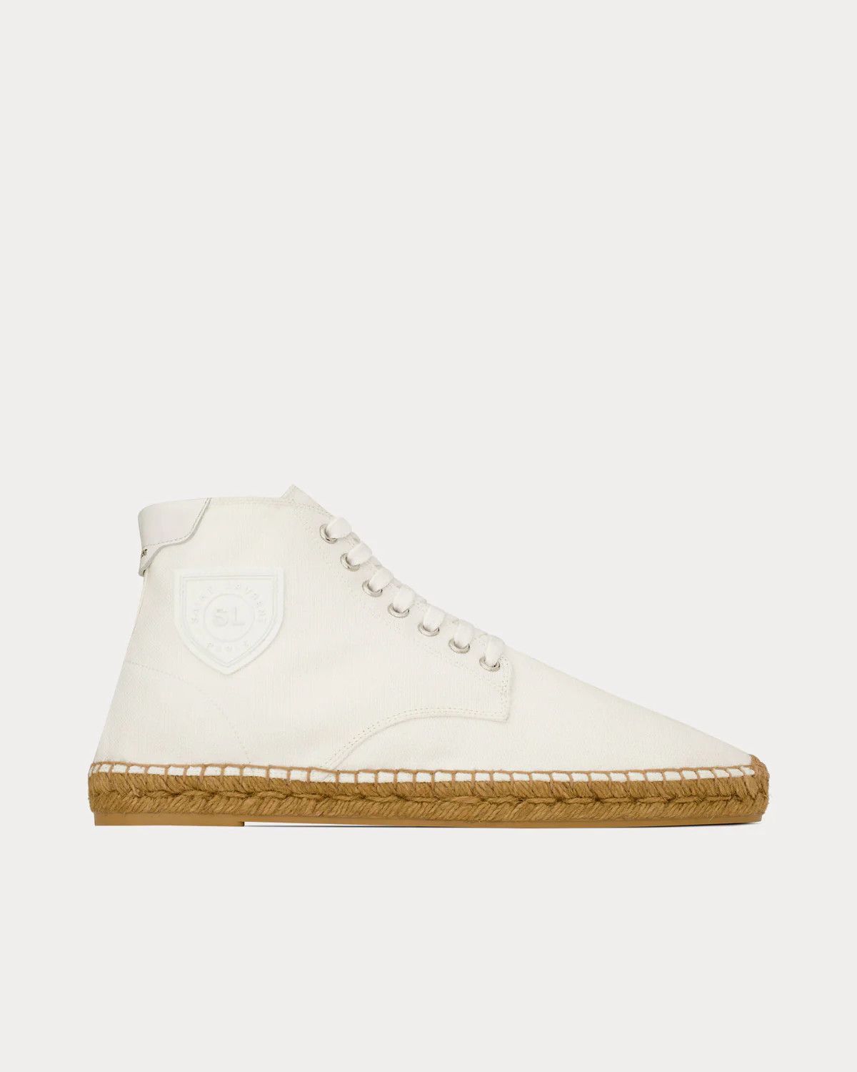 Saint Laurent Paris damon high-top espadrilles in canvas Size US 11 / EU 44 - 1 Thumbnail