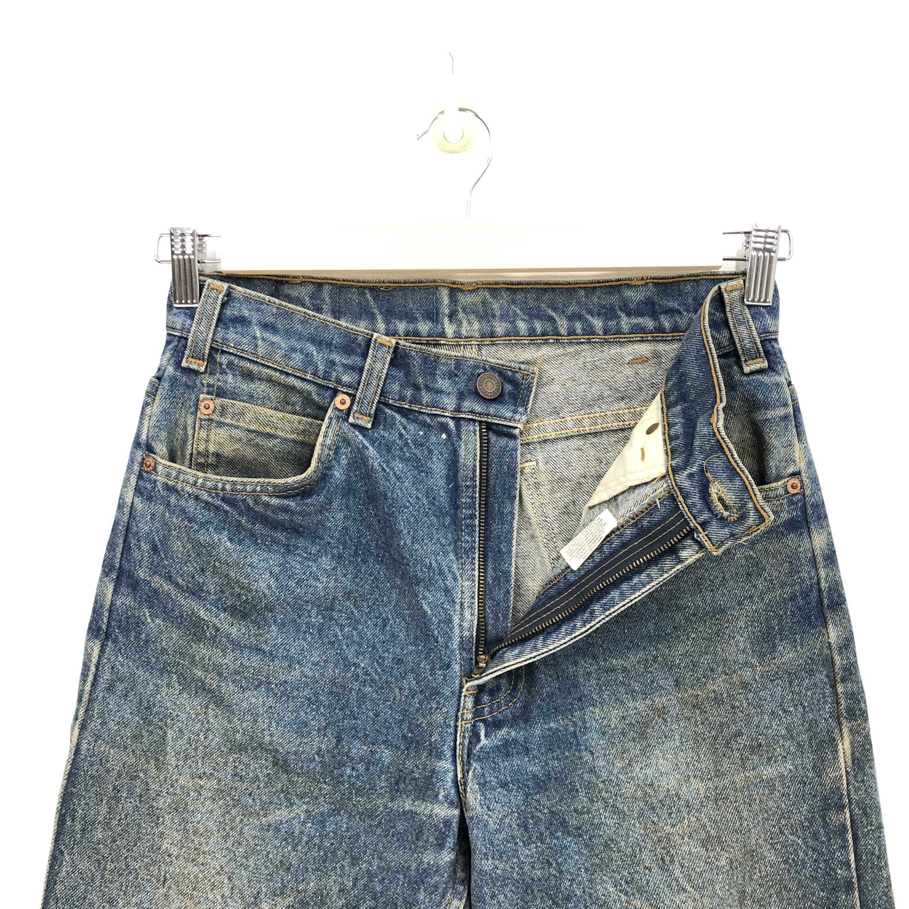 Levi's Vintage Levis Dirty Wash Jeans Levi's 619 Stonewash Denim Size 28" / US 6 / IT 42 - 6 Thumbnail
