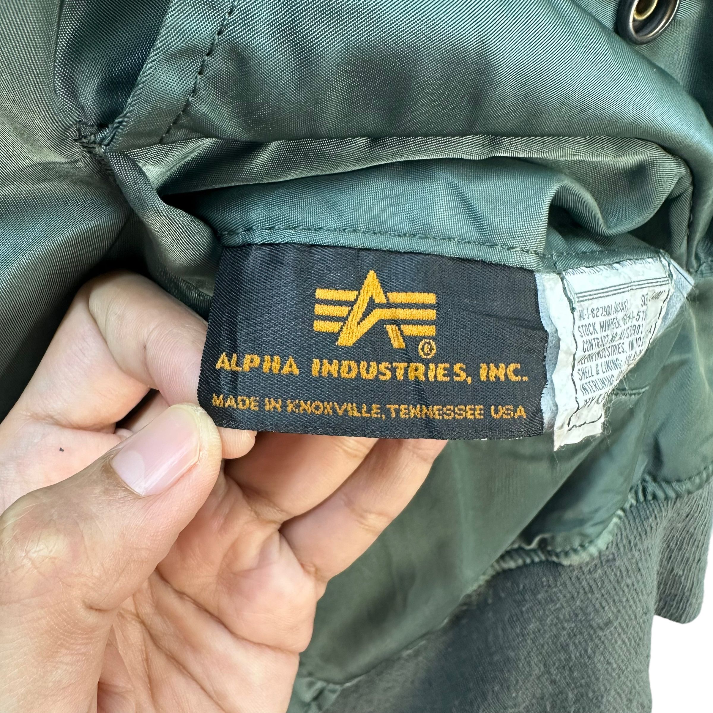 Alpha Industries Vintage ALPHA INDUSTRIES USAF MA1 BOMBER JACKET #7683-164 Size US L / EU 52-54 / 3 - 10 Thumbnail
