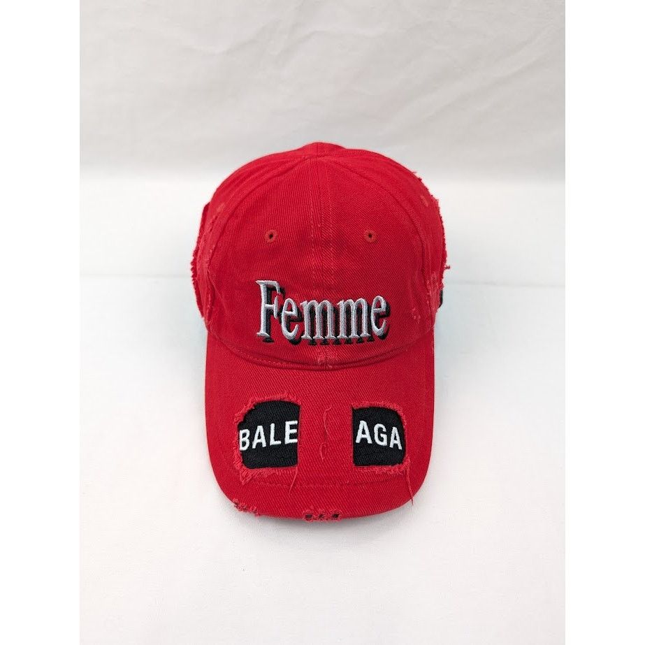 国内即発+BALENCIAGA+Balenciaga Upcycled キャップ New: Upcycled Cap from Balenciaga Summer24 — Balenciaga