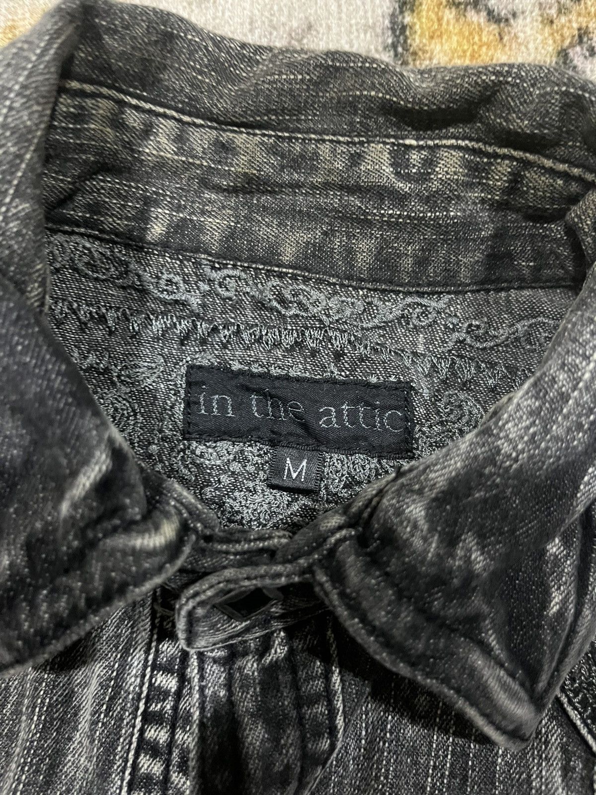 In The Attic Black denim western shirt Size US M / EU 48-50 / 2 - 12 Thumbnail