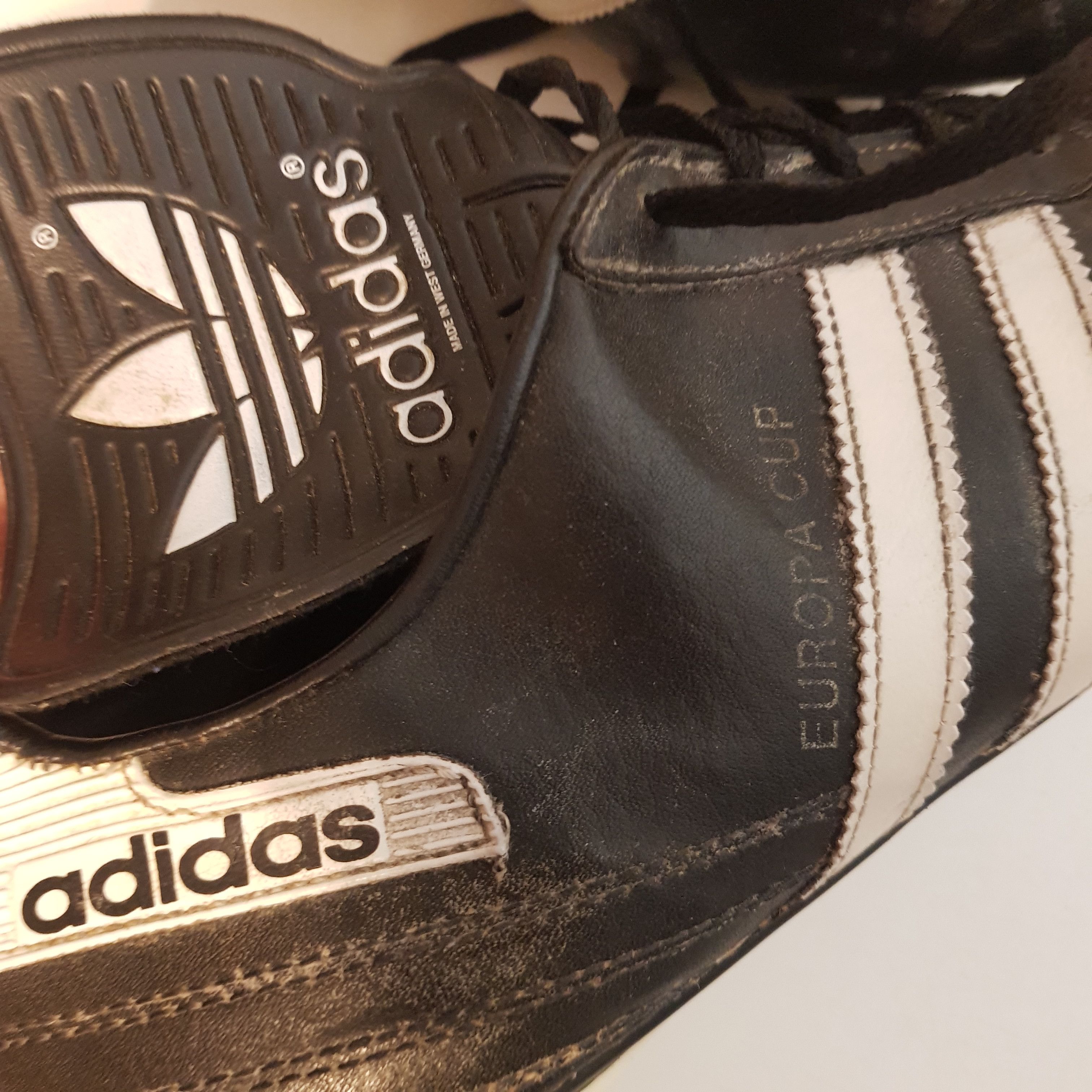 Adidas Adidas Europa Cup 80 Vintage West Germany SG Boots US 8 Arch Size US 8 / EU 41 - 5 Thumbnail