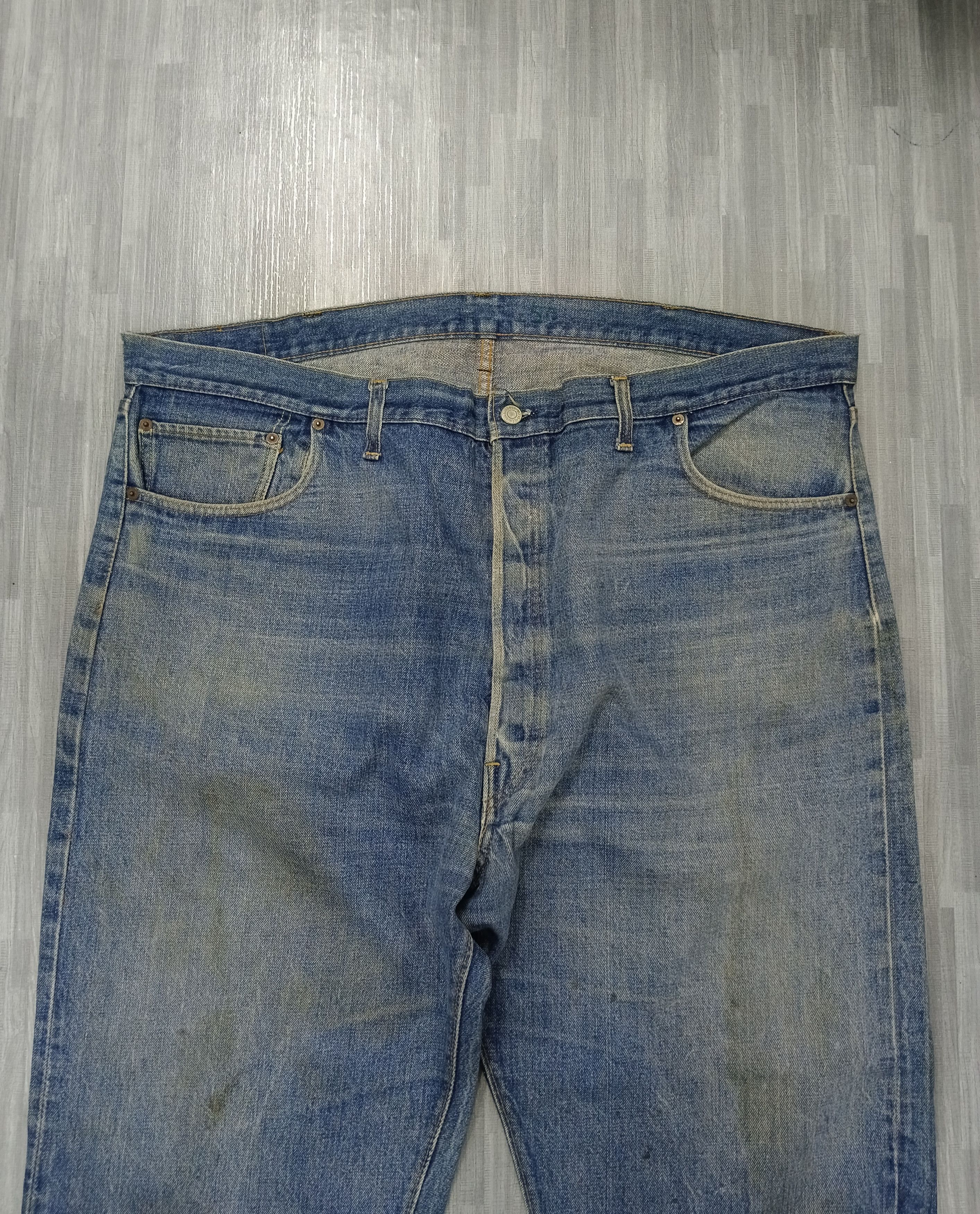 Levi's TRUE VINTAGE COLLECTOR ITEM RARE SIZE 70s 501 SELVEDGE Size US 44 / EU 60 - 4 Thumbnail