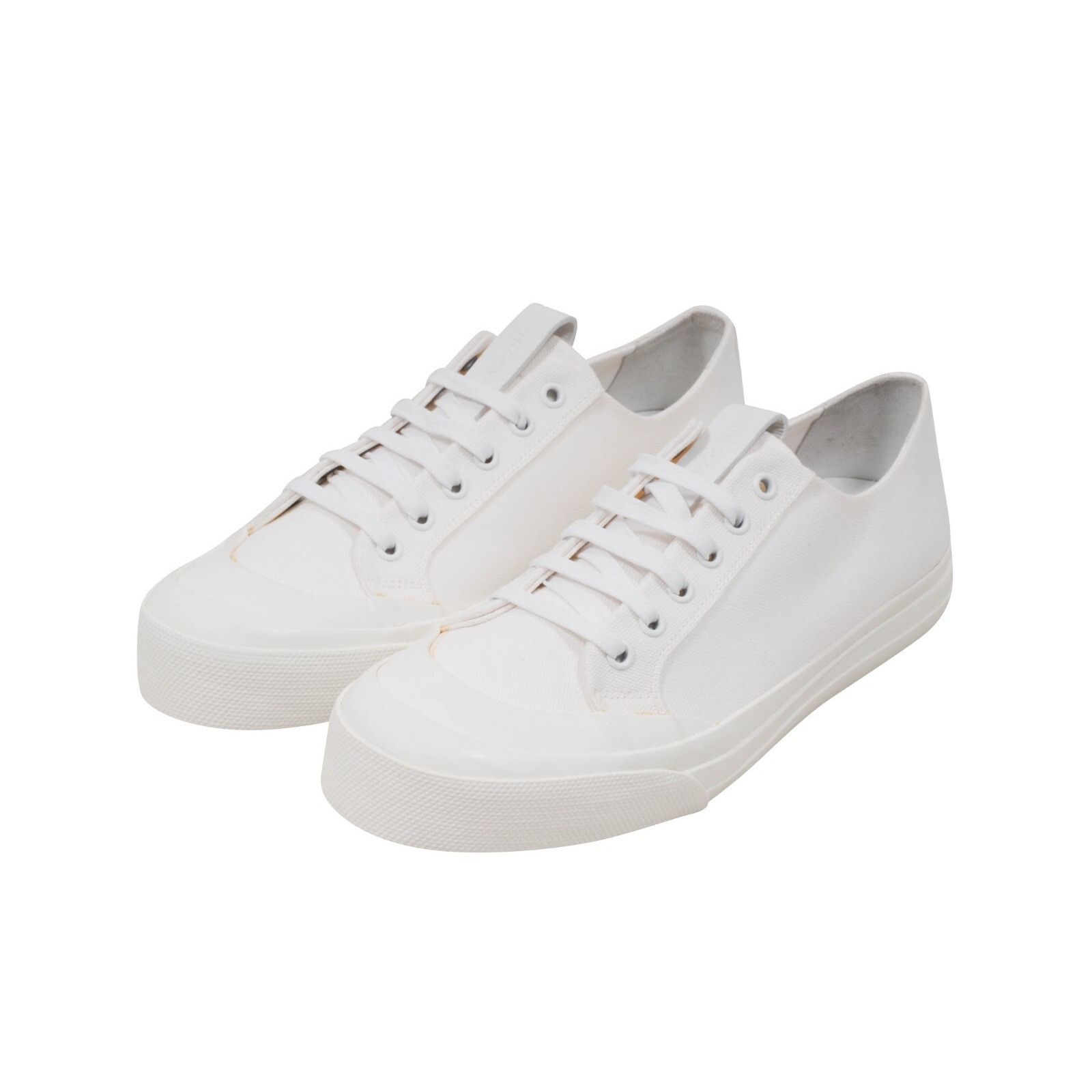 Bottega Veneta Speedster Sneakers White Canvas Low Top Size US 8 / EU 41 - 4 Thumbnail