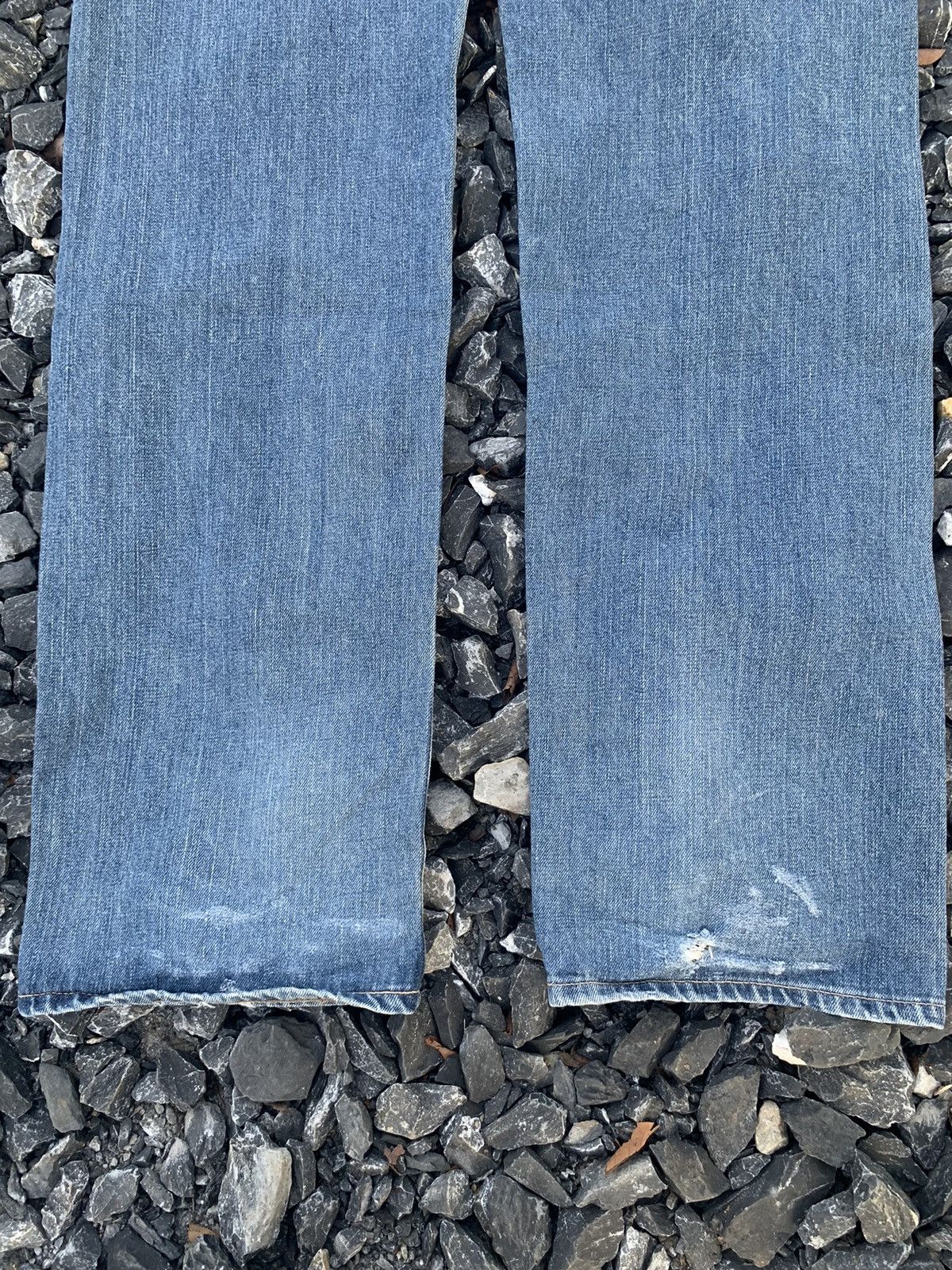Japanese Brand VINTAGE EDWIN SELVEDGE 505 SELVEDGE DISTRESSED DENIM Size US 33 - 8 Thumbnail