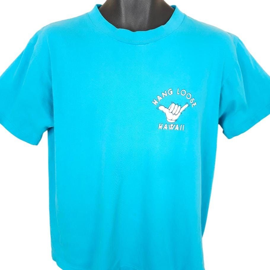 Vintage Vintage Hang Loose Hawaii T Shirt Mens Size Large Blue 80s Size US L / EU 52-54 / 3 - 2 Thumbnail