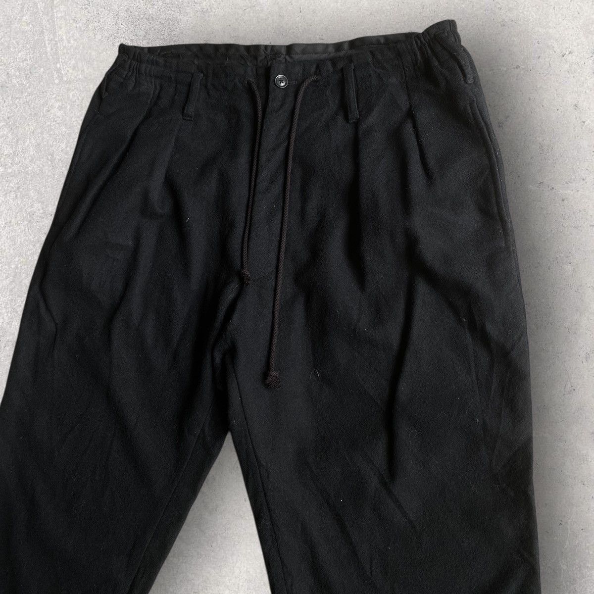 Yohji Yamamoto AW15 Wool Jogger Hem Pants Size US 32 / EU 48 - 4 Thumbnail