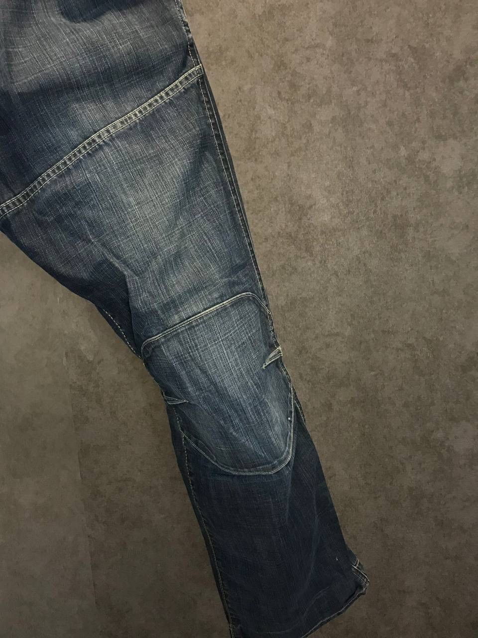 G-Star G Star Raw vintage biker distressed denim jeans Size US 34 / EU 50 - 4 Thumbnail