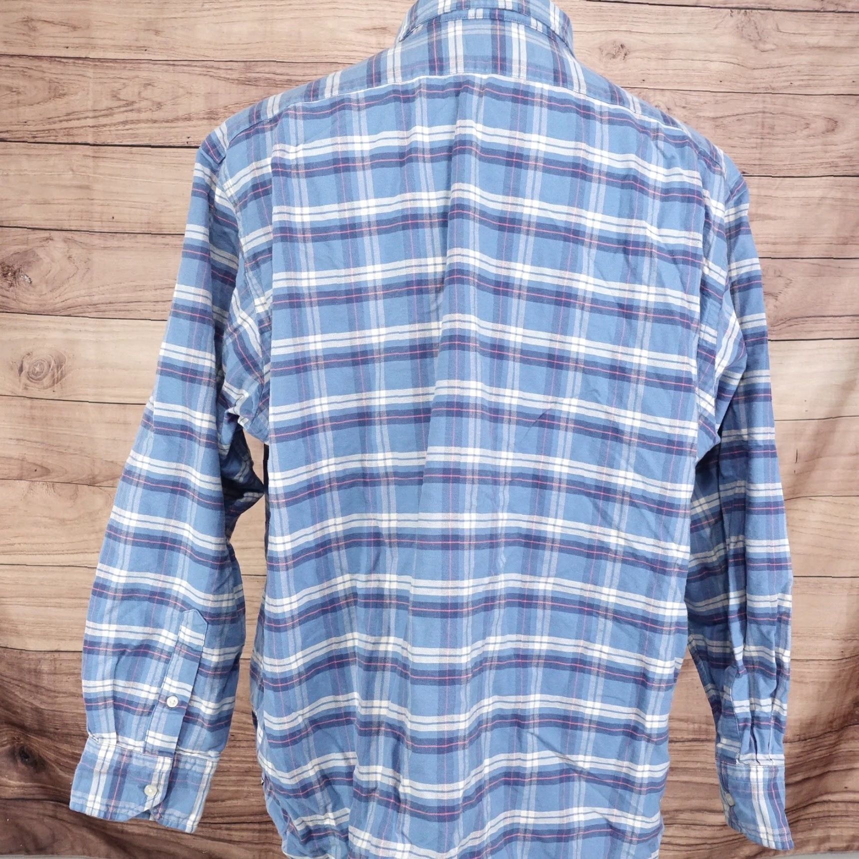 Cremieux Cremieux Shirt Mens 2XL Blue Plaid Button Down Long Sleeve Classic Casual Shirts Shirt Mens 2XL Blue Plaid Button-Down Long Sleeve Embroidered Patch Size US XXL / EU 58 / 5 - 5 Thumbnail