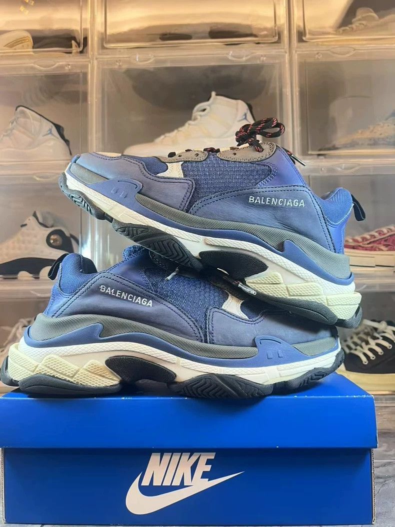 Balenciaga Balenciaga Triple S Sneakers in Misty Blue-2506 Size US 10 / EU 43 - 3 Thumbnail