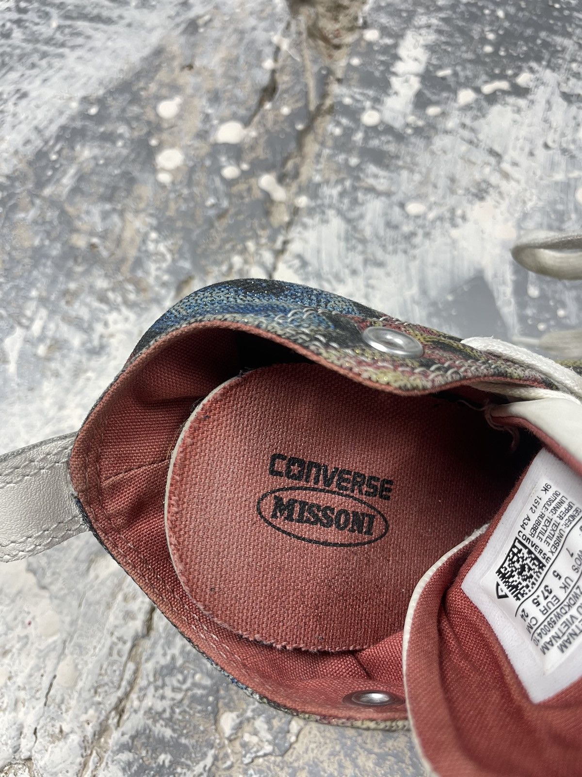 Converse × Missoni Converse Missoni Chuck Taylor All Star Hi Top Sneakers Size US 7 / IT 37 - 12 Thumbnail