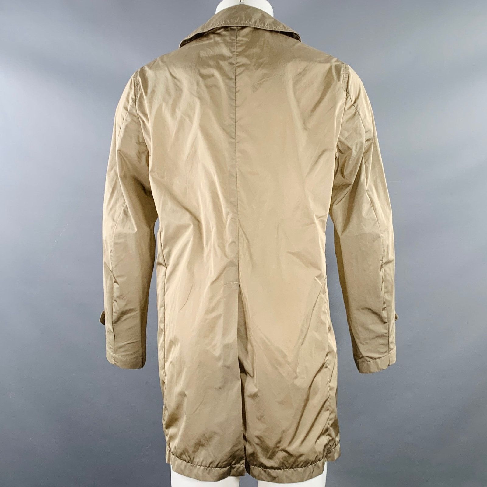 United Arrows UNITED ARROWS Size M Khaki Nylon Single Breasted Trenchcoat Size US M / EU 48-50 / 2 - 3 Thumbnail