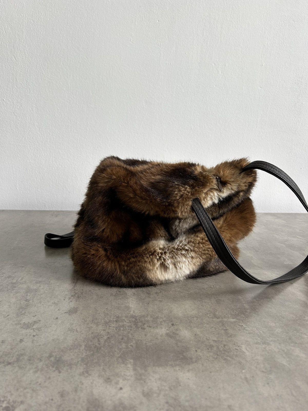 Vintage Vintage fur faux Y2K bag Size ONE SIZE - 2 Thumbnail