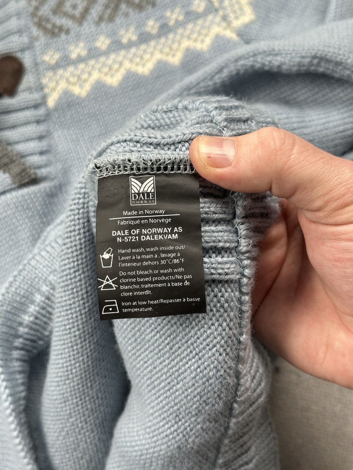 Dale Of Norway Dale Of Norway Olympic Nordic Knit Wool Sweater Blue Grey Size S / US 4 / IT 40 - 14 Thumbnail