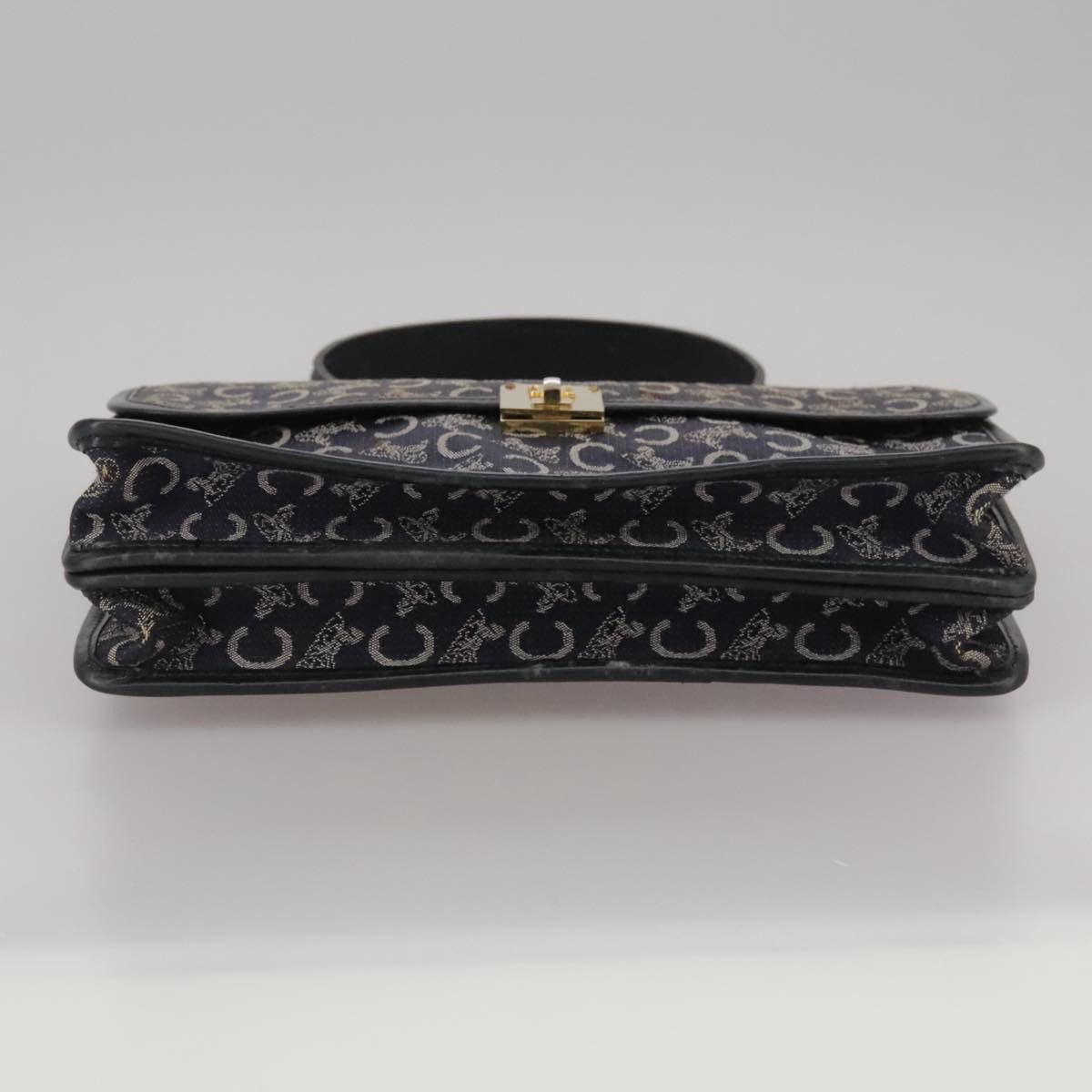 Celine CELINE C Sulky Hand Bag Canvas Navy Size ONE SIZE - 5 Thumbnail