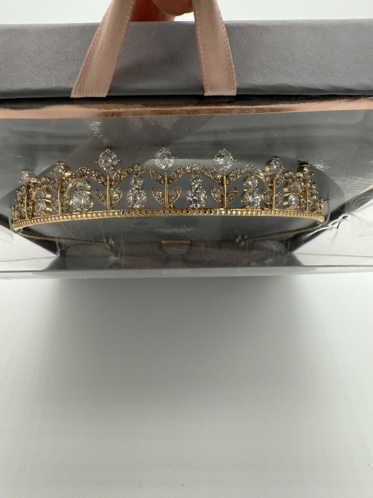 Other Believe by Brilliance Gold Plated Tiara Crown Cubic Zirconia Size ONE SIZE - 3 Thumbnail