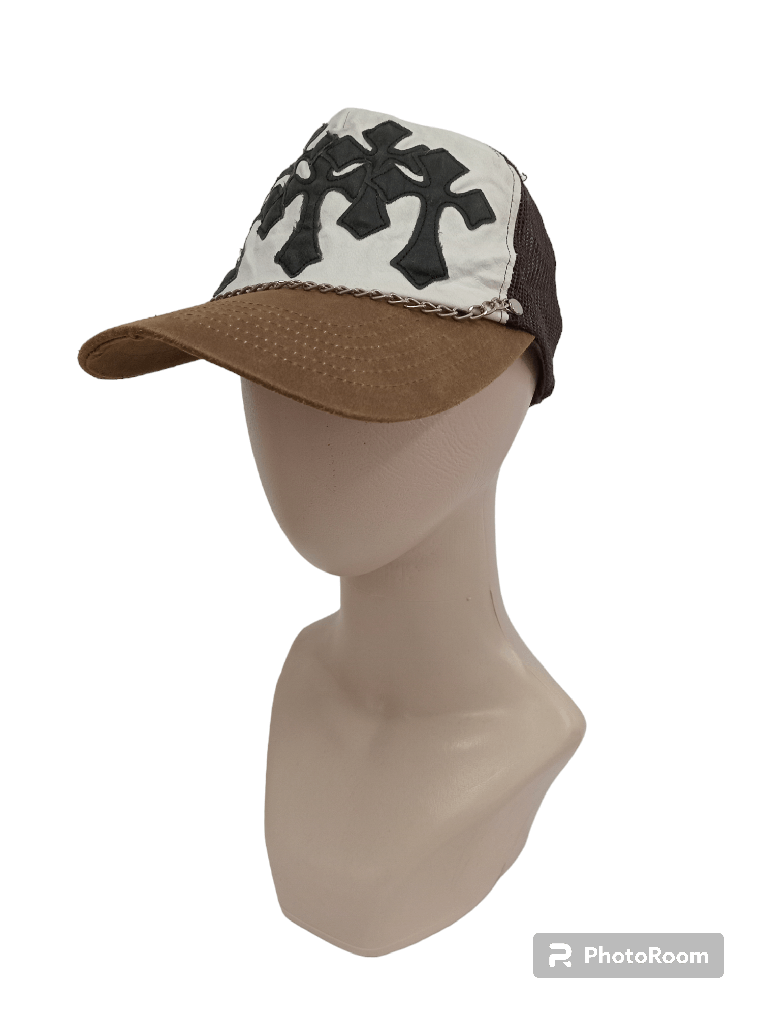 Vintage CHROME HEARTS CEMETERY Inspired Trucker Cap Size ONE SIZE - 1 Thumbnail