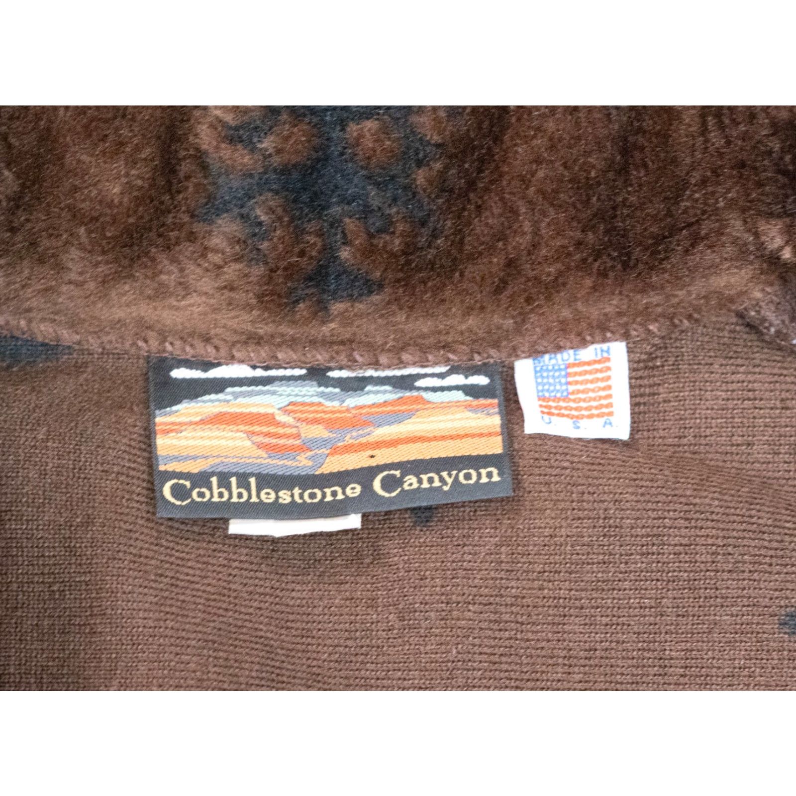 Vintage VINTAGE Canyon Vest Women's Sleeveless Fleece Sherpa Zip Brown 90s Nature USA Large Size L / US 10 / IT 46 - 2 Thumbnail